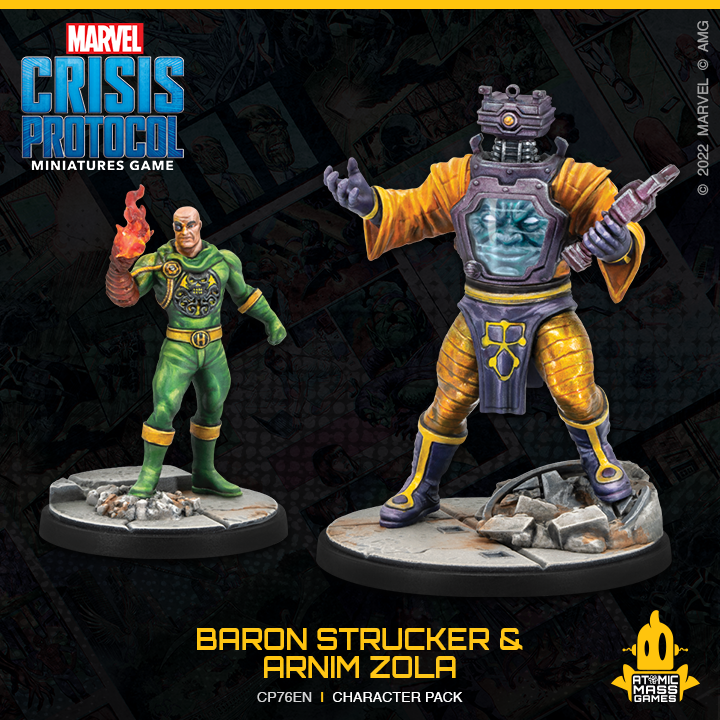 Marvel Crisis Protocol : Baron Strucker and Arnim Zola Character Pack